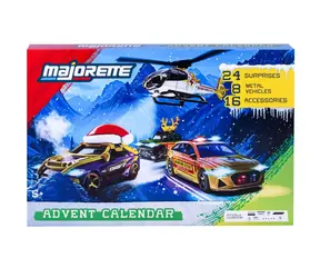 MAJORETTE Adventskalender Bergrettung / 24 Teile / 8 Metallautos / 7,5 cm / ab 3 Jahren