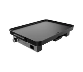 Cecotec Magnet 1800 schwarz-silber / Grillplatte / 1800 W / Antihaftbeschichtung / 40 x 30 cm