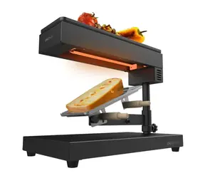 Cecotec Raclette 6000 Käse- und Grillgerät schwarz / Raclettegrill / 600 W / Temperaturregelung