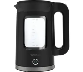 Cecotec Thermosense 330 Glasschwarz / Wasserkocher / Borosilikatglas / 1,7 l / 2200 W / 360°-Basis