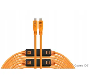 Tether Tools TetherPro Optima orange / Kabel USB-C / USB-C - USB-C / 10 Gbit/s / gerade / 9,4 m
