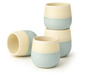 Goodwei Fuji Blue / Keramiktassen-Set / 4-teilig / 200 ml