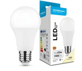 Modee A65 / LED-Lampe / E27 / 18,5 W (Ersatz für 120 W) / 1900 lm / Kaltweiß 4000 K