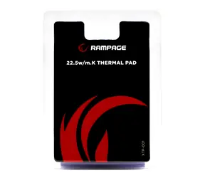 Rampage XTP-001 / Wärmeleitpad / 38x38 mm / 22,5 W/mK