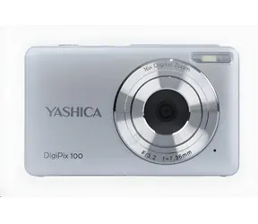 Yashica DigiPix 100 silber / Digitalkamera / 5 MP / 16-facher Digitalzoom / 2,4"-Display / Full-HD-Video