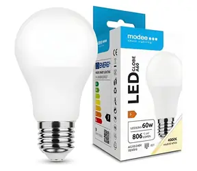 Modee A60 / LED-Lampe / E27 / 8,5-W-Ersatz für 60-W-Fassung / 806 lm / Kaltweiß 4000 K