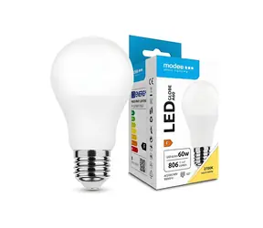 Modee A60 / LED-Lampe / E27 / 8,5 W (entspricht 60 W) / 806 lm / warmweiß 2700 K