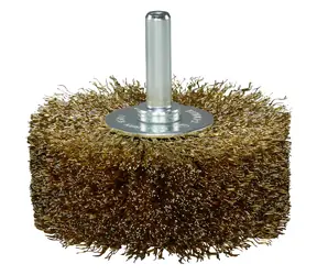 Makita Drahtbürste 80 mm / Bürste / Schaftdurchmesser 8 mm / Für Holz, Metall und Stahl