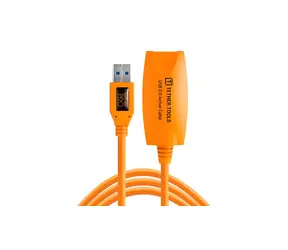 Tether Tools TetherPro orange / Verlängerungskabel / USB 3.0 AA / Aktiv / 5 m