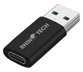 RhinoTech USB-C (F) - USB-A (M) schwarz / Adapter / USB 3.0 / OTG