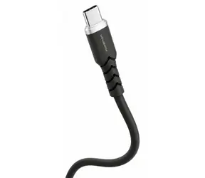 Powerton Energy DARK EDITION schwarz / USB-Kabel / USB-C - USB-C / Silikon / 1 m / PD 60W