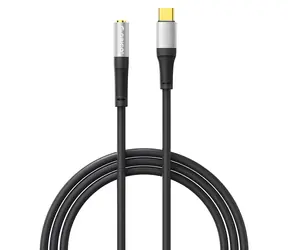 Orico AXC-02 schwarz / Audioadapter / USB-C auf 3,5-mm-Klinkenstecker / 50 cm