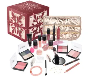 ZMILE COSMETICS Adventskalender Schneeflocken-Puzzlewürfel Cherry / Kosmetik für Mädchen / 24 Stück