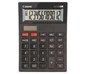 Canon AS-120 II schwarz / Taschenrechner / 12-stellig / LCD / Dual-Netzteil