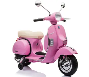 SPARKYS Elektroroller Vespa PX150 pink / Kinder-Elektrofahrzeug / Akku 12V/4,5Ah / 12,5 kg