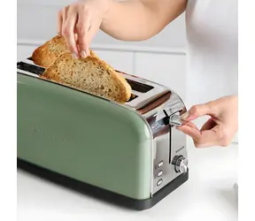 Taurus Vintage Olive / Toaster / 1500 W / 2 Toasts / 7 Bräunungsstufen