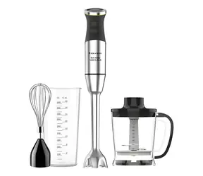 Taurus Bapi 1500 Luxe XL PLUS schwarz / Stabmixer / 1500 W / 20 Geschwindigkeitsstufen / Turbo / Zerkleinerer und Schneebesen