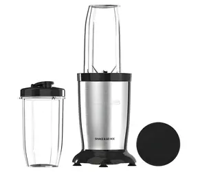 Taurus Shake & Go Mix schwarz / Smoothie-Mixer / 1000 W / 0,5 l / 2 Tassen