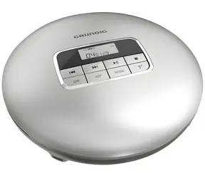 Grundig GCDP 8500 silber-schwarz / Tragbarer CD-Player / LCD-Display / Line-In-Anschluss / Akkulaufzeit 8 Stunden