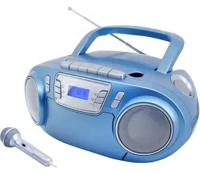 Soundmaster SCD5800BL / Radio / FM PLL / CD/CD R/RW / Kassette / USB / Mikrofon
