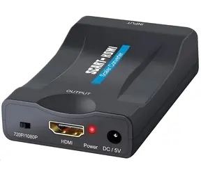 Winner Group SCART-zu-HDMI-Konverter schwarz / Konverter / 1080p 60Hz / Netzteil