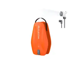 Flextail Tiny Shower orange / Tragbare Dusche mit Pumpe / 20 l / USB-C