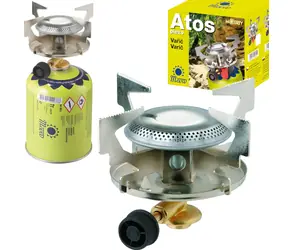 Meva ATOS / Campingkocher / Gaskartuschen mit 7/16"-Gewinde / 1,8 kW