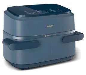 Philips 1000er Serie NA156/60 / Heißluftfritteuse / Doppelkorb / 2450 W / 40-200 °C / 7,1 l