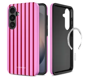 Tech-Protect Lamano MagSafe rot-pink / Schutzhülle / Samsung Galaxy S26 FE / MagSafe
