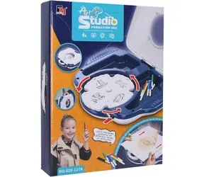 WIKY Zeichenprojektor / Kreativset / Marker und Schablonen / Batteriebetrieben