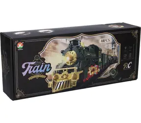 WIKY RC-Eisenbahn, historisch / Fernsteuerung 2,4 GHz / Raucheffekt / Licht und Sound / Wiederaufladbarer Akku / ab 3 Jahren