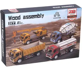 WIKY Holzauto-Bausatz / 26-65 Teile / 4 Designvarianten / ab 6 Jahren