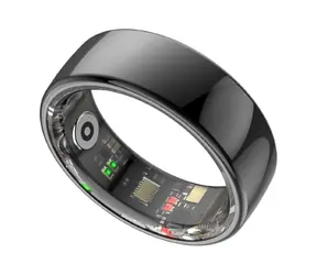Powerton SMART RING PRO Größe 7 schwarz / Smart Ring / Bluetooth 5.2 / 15 mAh / IP68