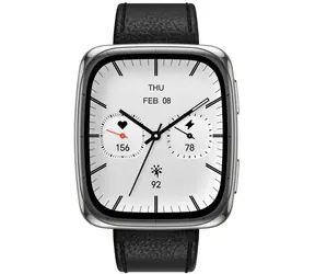 Amazfit Active 2 Square, schwarz / Smartwatch / 1,75" AMOLED / 5 ATM / Bluetooth 5.2 / NFC / GPS