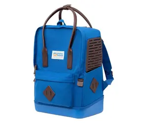 Kurgo Nomad Carrier Rucksack für einen Hund, blau
