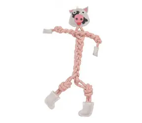 animALL Spielzeug Mr.Roper Rindsleder+Seil 57 cm/12 mm