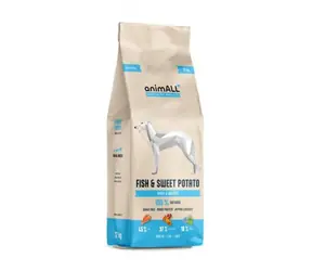 animALL Fisch & Süßkartoffel 12 kg / Hundetrockenfutter