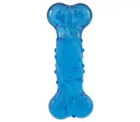 Dog Fantasy Toy - Strong Knochen mit Speckduft blau 15 cm