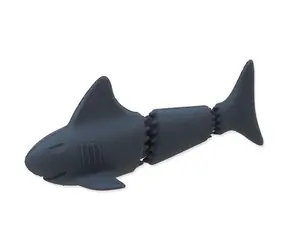 Dog Fantasy Toy - Sea Natural Toy Hai Gummi blau 18,5 cm