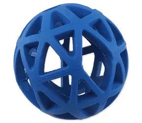 Dog Fantasy Toy - perforierter Ball blau 9 cm