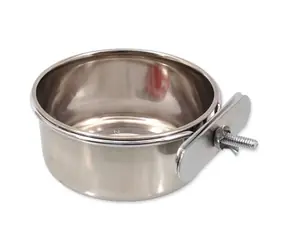 Dog Fantasy Edelstahl-Schraubnapf 330 ml / Durchmesser 9,8 cm
