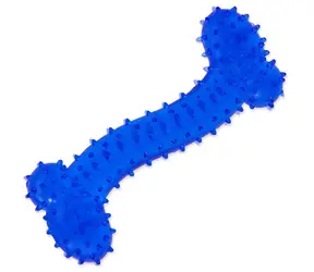 Dog Fantasy Toy - Gummiknochen blau 11 cm