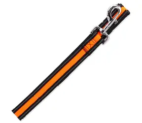 Dog Fantasy Leine Neopren M/L orange 2,5x120cm