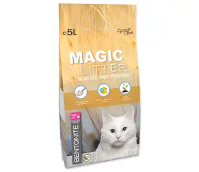Magic Litter Kitten Bentonit Ultra White Babypuder 5 l