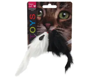 Magisches Katzenspielzeug - Maus Plüschrassel 11cm 2St