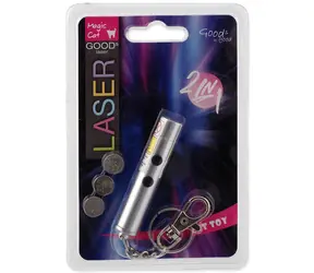 Magisches Katzenspielzeug - Laserpointer und Taschenlampe 2in1 7cm