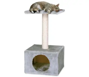Magisches Katzenruhebett Hedvika Grau 31x31x57cm