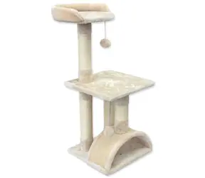 Magic Katzenbett Luna hellbeige 35x35x86cm
