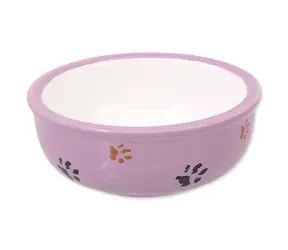 Magic Cat Keramiknapf Katzenpfote Lila 13x5cm 330ml