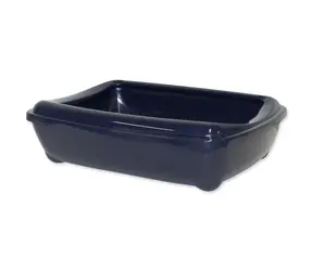 Magic Katzentoilette Economy mit Rand blau 50x38x14cm